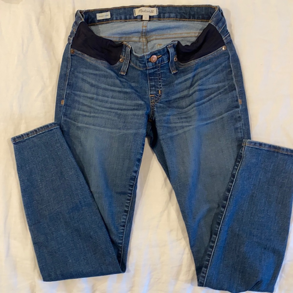 Madewell Side Panel Maternity Skinny Jeans